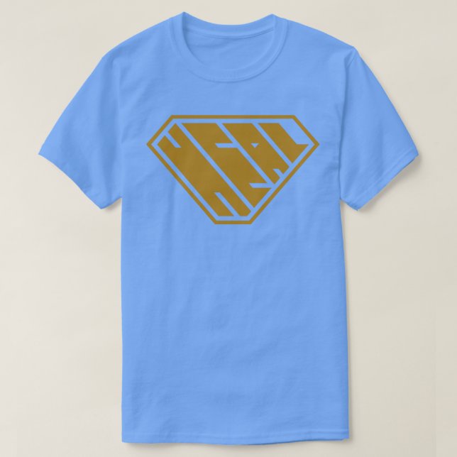 Heal SuperEmdriven Guld T Shirt (Design framsida)