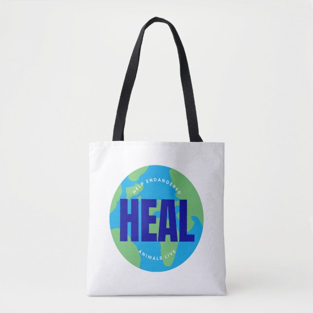 HEAL Tote Bag Tygkasse (Framsida)