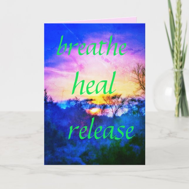 HEAL VERDE GREETING CARD KORT (Framsida)