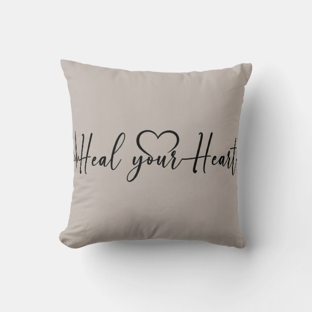 "Heal Your Heart" Kudde (Framsida)
