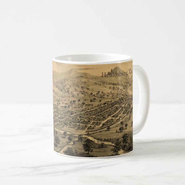 Healdsburg California Coffee MUGG (Framsida höger)