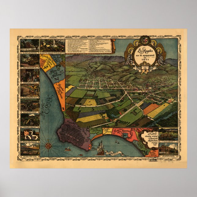 Healdsburg, Kalifornien (1876) Poster (Framsidan)