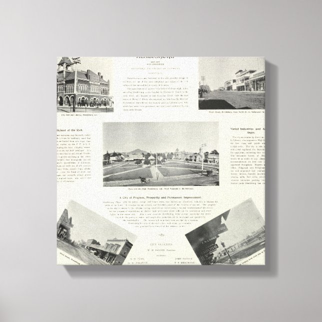 Healdsburg, Kalifornien Canvastryck (Framsida)