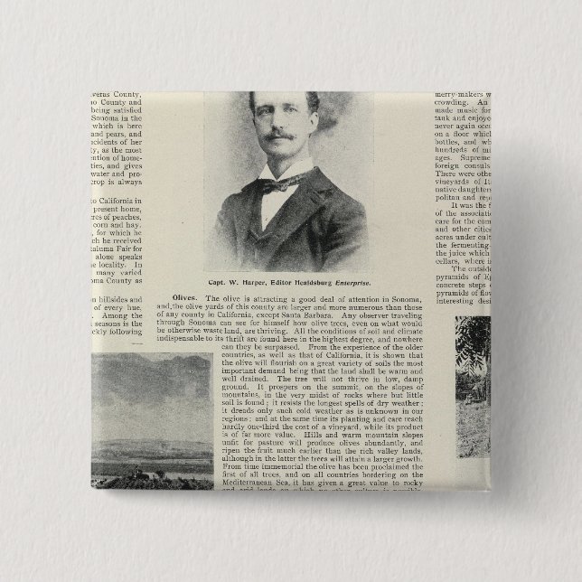 Healdsburg, Kalifornien Knapp (Framsida)