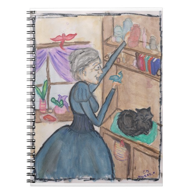 Healer och hennes katt anteckningsbok (Framsidan)