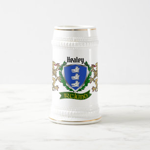 Healey/O'Healey Irish Shield Beer Stein Sejdel
