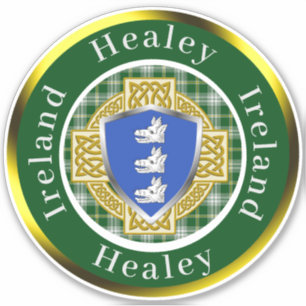 Healey Shield & Celtic Kor Personlig Klistermärken