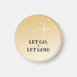 Healing Cross Let Go Let God Stars Magnet