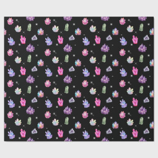 Healing Crystals Wrapping Paper Presentpapper
