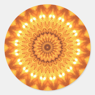 Healing Energy Sunny Mandala Stickers - TBA Runt Klistermärke