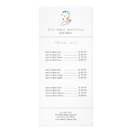 Healing Hand Logotyp Reiki, Massage, Hälsa Reklamkort