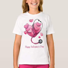 Healing Hearts Valentine Design T Shirt