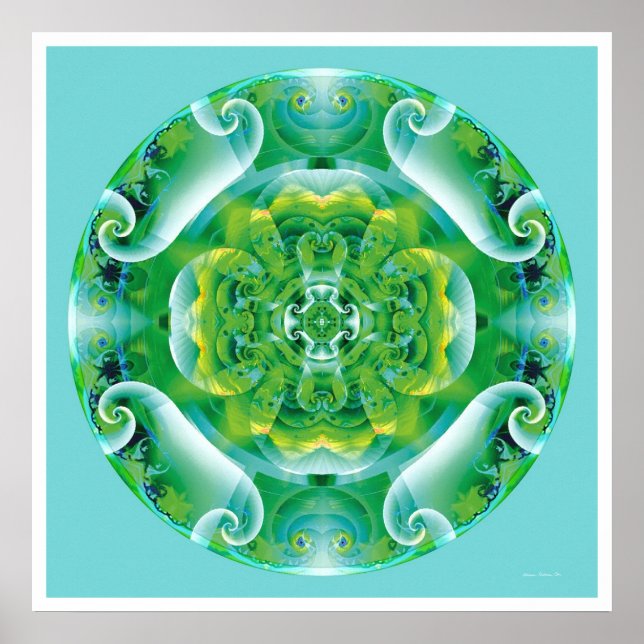 Healing Mandala 4 Poster (Framsidan)