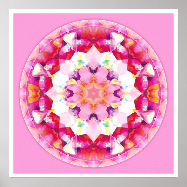 Healing Mandala 9 Poster (Framsidan)