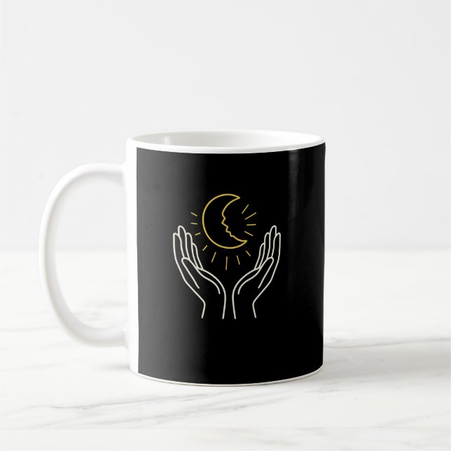 Healing Moon in Hands • Emotional Recovery & Inner Kaffemugg (Vänster)