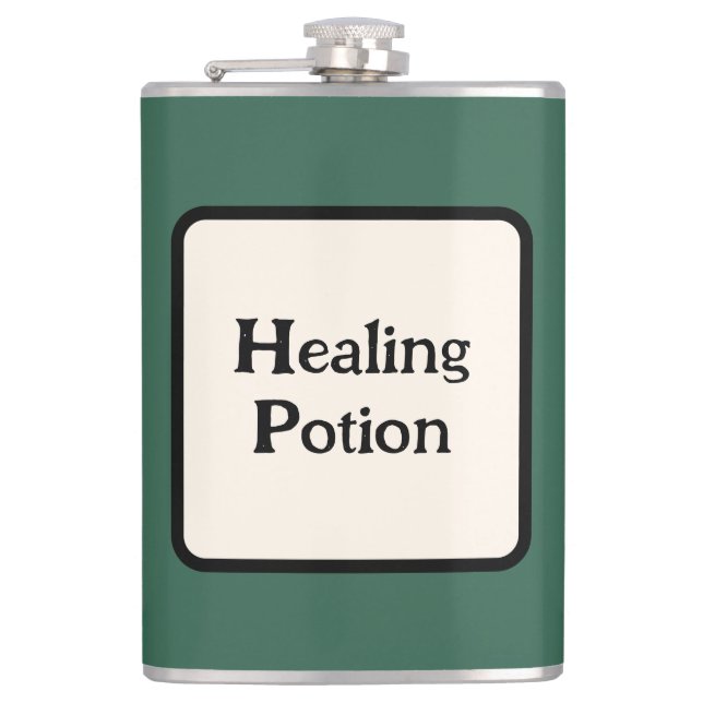 Healing Potion Vinyl Wrapped Flask Fickplunta (Framsidan)