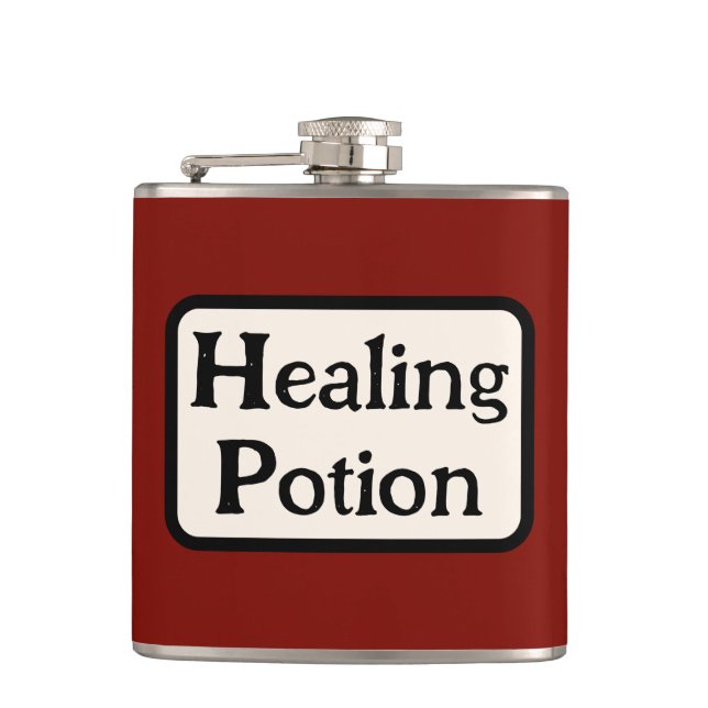 Healing Potion Vinyl Wrapped Flask Fickplunta (Framsidan)