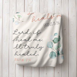 Healing Prayer Bible Verses Christian Gift Lap