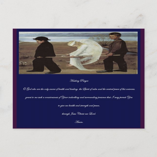 Healing Prayer Vykort (Framsida)