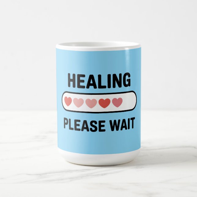 Healing Progress – Mental Health Encouragement  Kaffemugg (Center)