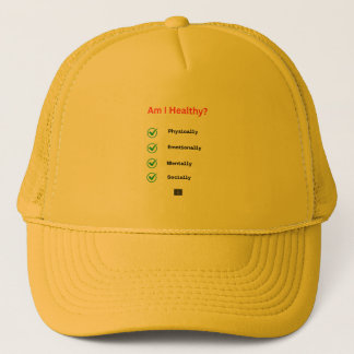 Health and Fitness lifestyle Trucker Hat Keps