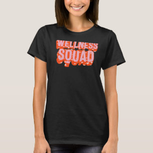 Health Coach Hälsa Squad Rainbow Fitness Gym Cr T Shirt