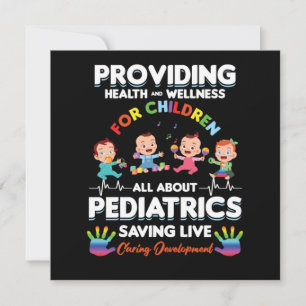 Health Hälsa Pediatrics Pediatrician Doc Gift Inbjudningar