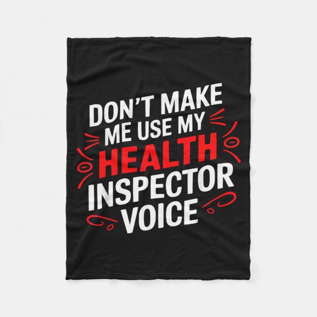 Health Inspector Job Profession Public Health  Fleecefilt (Framsidan)