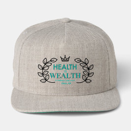HEALTH IS WEALTH Trucker Hat Keps