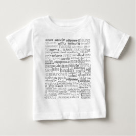 Health Multi Language Baby T-Shirt - Ditt Färg