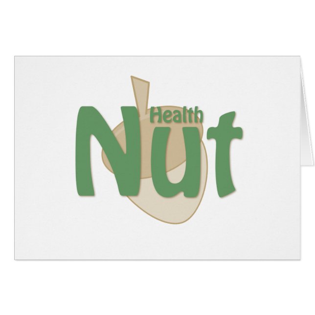 Health Nöt Hälsningskort (Framsidan Horizontal)