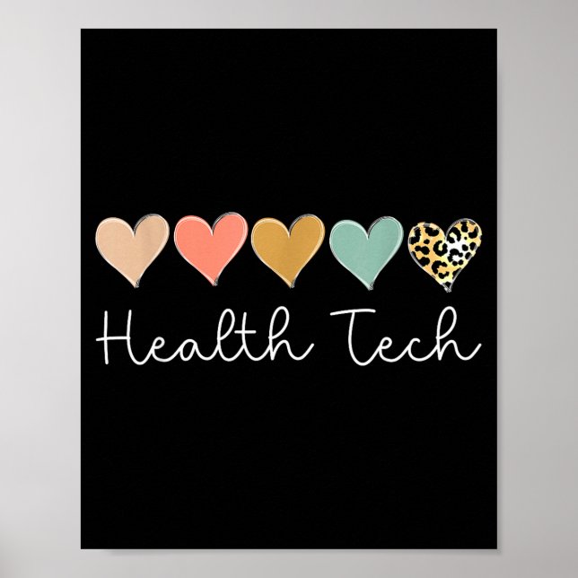 Health Tech Heart, School Clinic Squad Valentine's Poster (Framsidan)