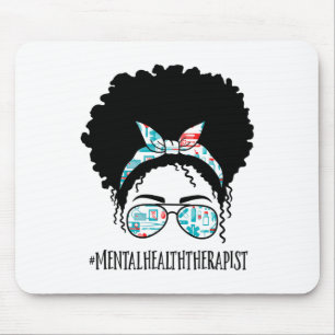 Health Therapist Black Afro Messy Bun African Wome Musmatta