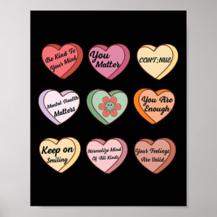 Health Valentiness Mental Health Problem Counselor Poster
