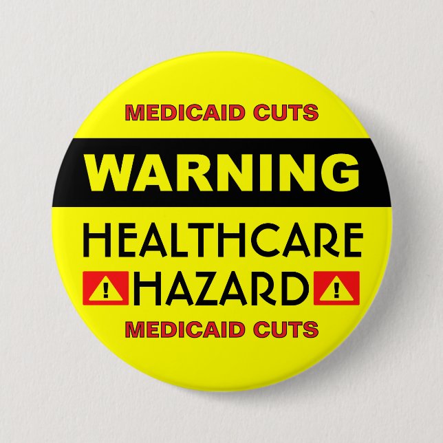 Healthcare Hazard™ Button Knapp (Framsida)