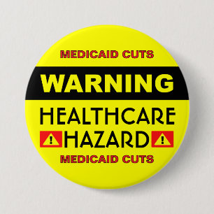 Healthcare Hazard™-knapp Knapp