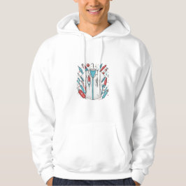Healthcare Hero Hoodie – Vial & Syringe Art