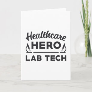 Healthcare Hero Lab Tech Laboratorietekniker Kort