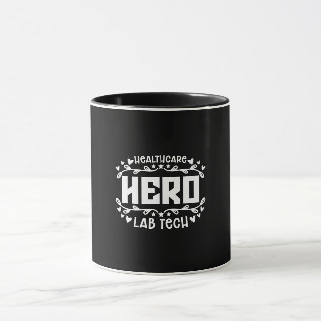 Healthcare Hero Lab Tech Laboratorietekniker Mugg (Center)