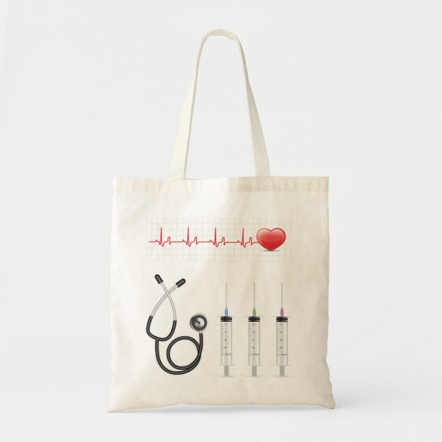 Healthcare Inslag Tote Bag Tygkasse (Framsidan)