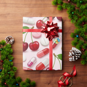 Healthcare & Pharmacy Rosa Cherry Capsule Presentpapper