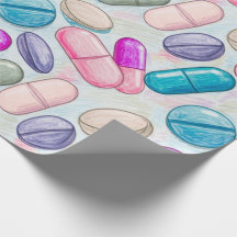 Healthcare & Pharmacy Rosa Grått Lila Capsule
