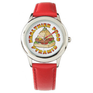 Healthier Food Pyramid Armbandsur