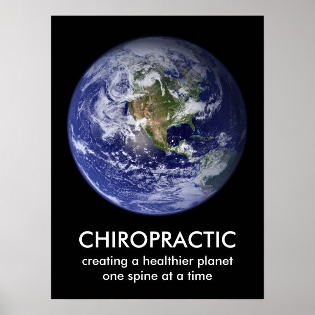 Healthier Planet Chiropraktic Print Poster (Framsidan)