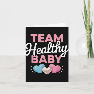 Healthy Baby Team Nya Föräldrar Mamma Pappa Kön Up Kort