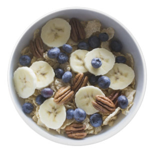 Healthy Breakfast Bowl Fruit & Nöt Knopp