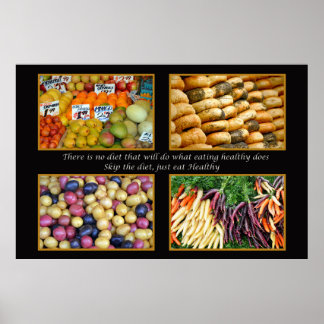 Healthy eating poster