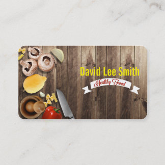 Healthy Food / Chef / Cooking Instructor Visitkort