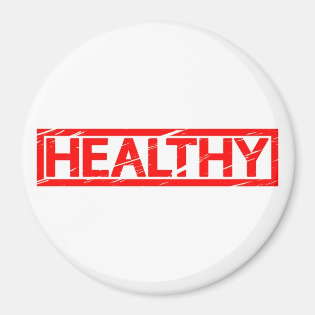 Healthy Frimärke Magnet (Framsidan)