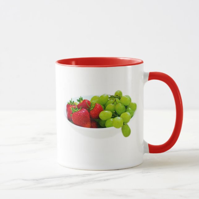 Healthy Fruit Salad Destiny Whimsical Mugg (Höger)